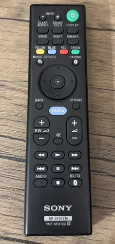 Sony rmt ah310u soundbar - sony,